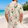 Pink Tulip Garden Checks for Spring Getaways and Resort Weekends, Men's Summer Style Hawaiian Shirt - 2