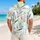 Pink Blossom and Sage Leaf Botanical for Beach Holidays and Relaxed Tropical Resort Days Hawaiian Shirt - 2