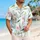 Pink Blossom and Sage Leaf Botanical for Beach Holidays and Relaxed Tropical Resort Days Hawaiian Shirt - 6