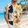 Cute Pug Hearts and Tropical Leaves for Beach Holidays, Dog Lovers and Vacation Days Hawaiian Shirt - 6