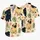 Cute Pug Hearts and Tropical Leaves for Beach Holidays, Dog Lovers and Vacation Days Hawaiian Shirt - 5