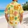 Kawaii Breakfast Toast Eggs Bacon and Milk for Sunny Vacation Brunch Style for Men Hawaiian Shirt - 2
