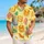 Kawaii Breakfast Toast Eggs Bacon and Milk for Sunny Vacation Brunch Style for Men Hawaiian Shirt - 6