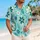 Tropical Daisy Medallions And Island Botanicals For Beach Holidays, Men's Summer Style Hawaiian Shirt - 6