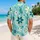 Tropical Daisy Medallions And Island Botanicals For Beach Holidays, Men's Summer Style Hawaiian Shirt - 2