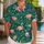 Pink Flamingo Tropical Garden for Beach Vacations, Island Escapes, and Resort Getaways Hawaiian Shirt - 1
