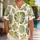 Olive Botanical Medallions For Beach Getaways And Relaxed Summer Resort Days For Men Hawaiian Shirt - 1