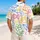 Playful Tropical Paper Planes, Rainbows, and Candy Shapes for Bright Vacation Days Hawaiian Shirt - 2