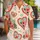 Coral Hibiscus Hearts and Ocean Blooms for Beach Holidays and Island Weekends for Men Hawaiian Shirt - 1