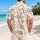 Red Outline Heart Motifs for Beach Getaways and Resort Weekends, Men's Summer Style Hawaiian Shirt - 2