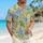 Blue Daisy Meadow With Golden Wildflowers For Sunny Island Vacations And Resort Days Hawaiian Shirt - 6