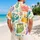 Colorful Owl Island Motifs for Beach Holidays and Casual Summer Days for Men Travelers Hawaiian Shirt - 2