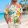 Colorful Owl Island Motifs for Beach Holidays and Casual Summer Days for Men Travelers Hawaiian Shirt - 6