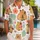 Cute Capybara Hearts for Tropical Vacations, Beach Getaways, and Animal Lover Style Hawaiian Shirt - 1