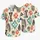 Turquoise Coral Geometric Medallions for Summer Resort Days and Island Vacations Hawaiian Shirt - 5