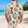 Turquoise Coral Geometric Medallions for Summer Resort Days and Island Vacations Hawaiian Shirt - 2
