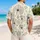 Black Dandelion Botanical Motifs for Resort Getaways and Relaxed Island Vacation Style Hawaiian Shirt - 2