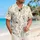 Black Dandelion Botanical Motifs for Resort Getaways and Relaxed Island Vacation Style Hawaiian Shirt - 6