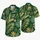 Tropical Palm and Fern Leaves for Beach Vacations, Men's Island Resort Style Wear Hawaiian Shirt - 5