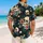 Tropical Skull Motifs for Beach Parties and Island Adventures, Men's Vacation Style Hawaiian Shirt - 2