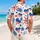 Red White Blue Star Hearts for Patriotic Summer Parties, Picnics, and Coastal Getaways Hawaiian Shirt - 2