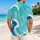 Ocean Wave And Seagull Beach Scene For Summer Vacations And Coastal Getaways For Men Hawaiian Shirt - 2