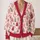Pastel Christmas Trees And Snowflakes For Cozy Holiday Gatherings, Women’s Winter Style All-over Print Knitted Cardigan - 2