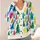 Watercolor Evergreen Trees for Cozy Winter Layering and Colorful Everyday Style for Women All-over Print Knitted Cardigan - 4