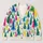 Watercolor Evergreen Trees for Cozy Winter Layering and Colorful Everyday Style for Women All-over Print Knitted Cardigan - 1