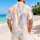 Blush Lavender Abstract Ocean Brushstrokes for Beach Holidays and Resort Weekends Hawaiian Shirt - 2