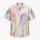 Blush Lavender Abstract Ocean Brushstrokes for Beach Holidays and Resort Weekends Hawaiian Shirt - 7
