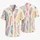 Pastel Feather Stripes for Beach Holidays and Resort Weekends, Men's Vacation Style Hawaiian Shirt - 5