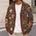 Bohemian Floral Blooms for Cozy Everyday Layering and Weekend Fall Outings for Women All-over Print Knitted Cardigan - 5