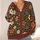 Bohemian Floral Blooms for Cozy Everyday Layering and Weekend Fall Outings for Women All-over Print Knitted Cardigan - 4