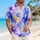 Lavender Hibiscus and Golden Plumeria for Tropical Vacations and Resort Weekends Men Hawaiian Shirt - 6
