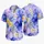 Lavender Hibiscus and Golden Plumeria for Tropical Vacations and Resort Weekends Men Hawaiian Shirt - 5