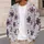 Purple Floral Botanical Motifs for Elegant Fall Layering and Everyday Women's Style All-over Print Knitted Cardigan - 5