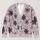 Purple Floral Botanical Motifs for Elegant Fall Layering and Everyday Women's Style All-over Print Knitted Cardigan - 1