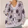 Purple Floral Botanical Motifs for Elegant Fall Layering and Everyday Women's Style All-over Print Knitted Cardigan - 4