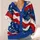 American Flag Stars and Stripes for Patriotic Summer Getaways and Casual Layering All-over Print Knitted Cardigan - 4