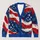 American Flag Stars and Stripes for Patriotic Summer Getaways and Casual Layering All-over Print Knitted Cardigan - 1