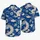 White Eastern Dragons and Ocean Clouds for Beach Vacation Style, Men's Resort Wear Hawaiian Shirt - 5