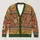 Vintage Mustard Floral Paisley Boho Style for Casual Relaxed Everyday Layering for Women All-over Print Knitted Cardigan - 1