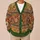 Vintage Mustard Floral Paisley Boho Style for Casual Relaxed Everyday Layering for Women All-over Print Knitted Cardigan - 6