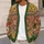 Vintage Mustard Floral Paisley Boho Style for Casual Relaxed Everyday Layering for Women All-over Print Knitted Cardigan - 5