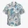 Blue Cheetah Jungle Florals for Beach Holidays, Resort Getaways, Travel, and Men Hawaiian Shirt - 7