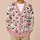 Pink Halloween Pumpkins and Bows for Festive Autumn Outfits for Women, Cute Spooky Style All-over Print Knitted Cardigan - 6