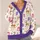 Watercolor Reindeer And Gift Boxes For Cozy Festive Layering At Holiday Gatherings All-over Print Knitted Cardigan - 4