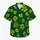 Lime Clover Motif For Beach Holidays And Summer Getaways, Men’s Relaxed Resort Style Hawaiian Shirt - 7