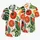 Citrus Tomato Leaf Motifs for Beach Getaways and Resort Weekends for Men, Summer Hawaiian Shirt - 5
